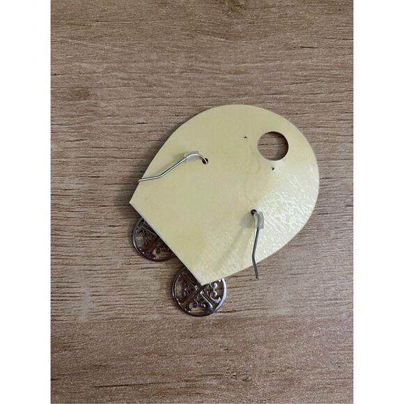 Essentials Silver Blue Studs & J Creative Silver Dangle Earrings Lot of 2 - Picture 4 of 8